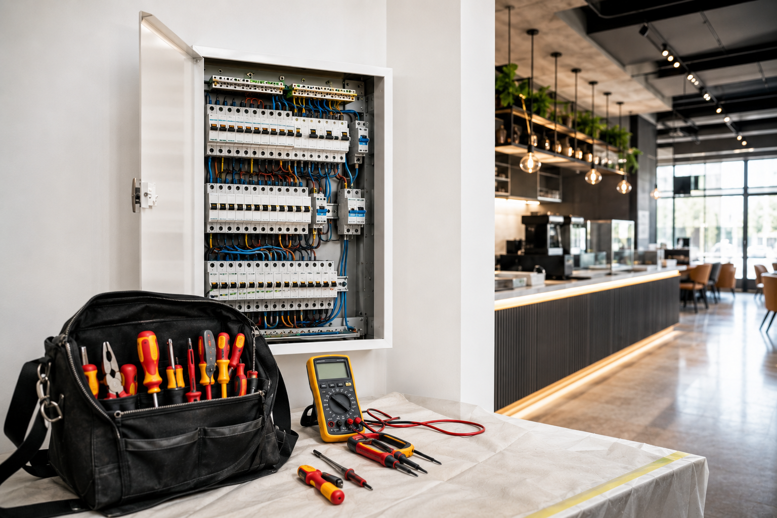 Commercial electrician Abu Dhabi