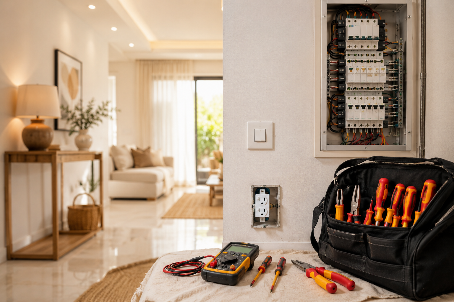 Residential electrician Abu Dhabi