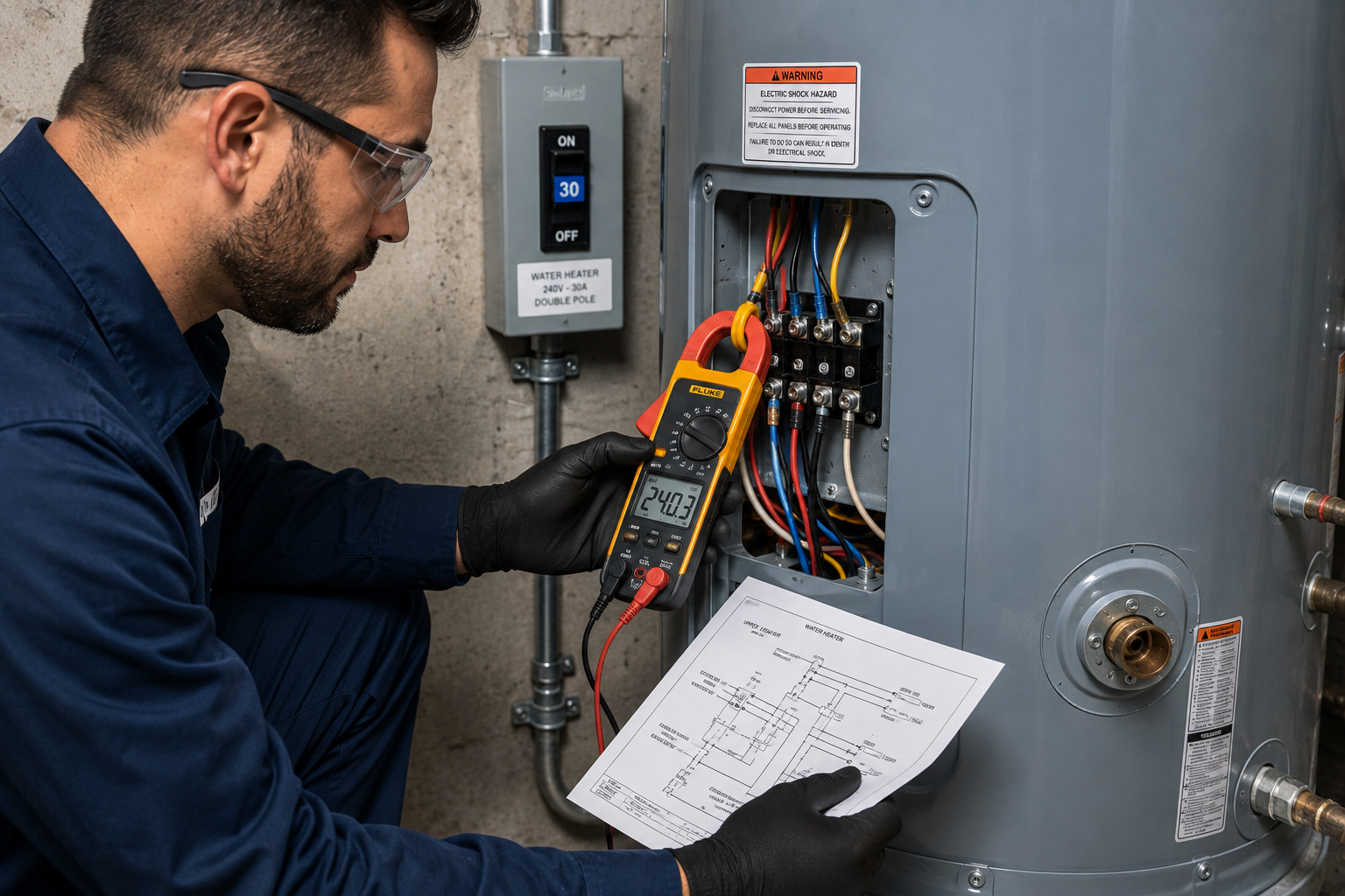 Water Heater Electrical Repair in Abu Dhabi - electrical service 23